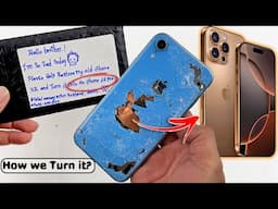 How I TURN Destroyed iPhone XR INTO BRAND NEW iPhone 16 Pro!