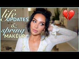 GET READY WITH ME.. Life Updates & Spring Makeup