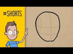 Drawing Heads at Different Angles (#shorts)