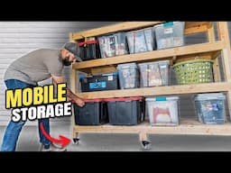 Building Mobile Garage Storage Shelves | DIY Weekend Project