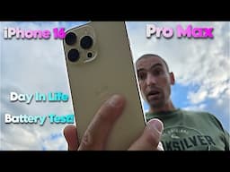 iPhone 16 Pro MAX - REAL Day In Life Battery!