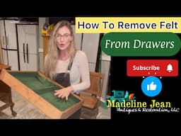 How To Remove Felt From Drawers