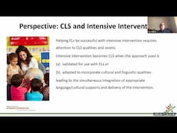 Supporting English Learners With Intensive Needs