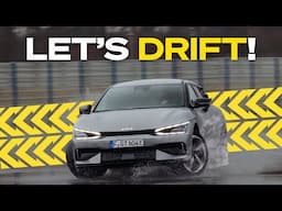 Electric vs. Petrol Car | Going sideways at the KIA drift event! | Motorvision