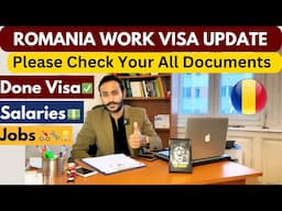 Romania work Visa Cost  | Romania Done base work Visa  | Romania jobs  Salary ,PR