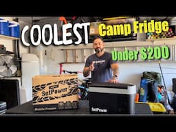 Compact CAMP FRIDGE That Won't Beak The Bank! // SetPower AB16 Full User Review // Budget Camp Gear