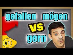 How to say 'LIKE' in German and the difference between "gefallen" & "mögen" 🎯