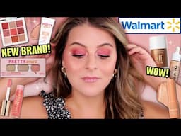 OMG! Full Face of *Affordable Makeup* from WALMART // Pretty Smart, Lottie London & more!