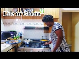 Unfiltered Ghana Vlog |  Cook Palm Nut Soup, Egg Stew and Gravy With Me