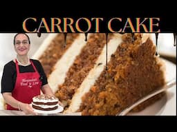 Carrot Cake from Scratch - Enjoy your delicious and moist carrot cake! 🥕🎂