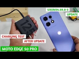 Moto Edge 50 Pro Charging Test After New Software Update | Charging Test Moto Edge 50 Pro