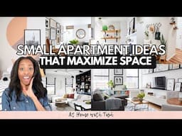 15 SMALL APARTMENT DECOR AND STORAGE IDEAS TO MAXIMIZE YOUR SPACE // DESIGN INSPO