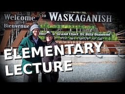 Elementary School Lecture - Annie Whiskeychan Elementary in Waskaganish