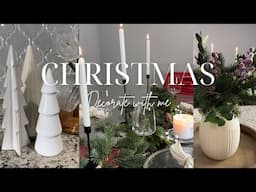 NEW 2024 CHRISTMAS DECORATE WITH ME | BEAUTIFUL BUGET FRIENDLY HOLIDAY STYLING IDEAS