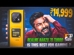 Realme narzo 70 review 😱🔥 120 FPS IN PUBG BGMI | BEST GAMING PHONE UNDER 20000 |