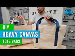 DIY Heavy Canvas Tote Bag Kit