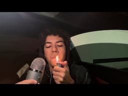 ASMR Smoke With Me +ramble