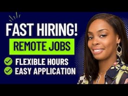 🔥FAST HIRE! 10+ Remote Jobs Online in Multiple Locations | Work at Home 2024