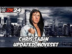 WWE 2K24 Chris Sabin Updated Moveset + Superstar Settings