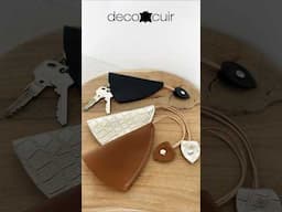 Fabriquez votre cloche à clés en cuir - DIY Deco Cuir