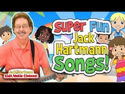 🔴 LIVE! | ABCs, Counting, Brain Breaks and More! | Super FUN Jack Hartmann Songs!