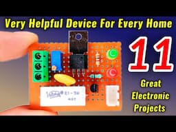 11 helpful Electronic Projects for Beginners