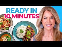 3 Easy HEALTHY Dinner Recipes Anyone Can Make Under 10 MINS