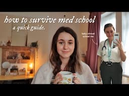 HOW TO SURVIVE MEDICAL SCHOOL - advice for clinical placements 👩🏻‍⚕️