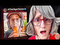 That Vegan Teacher Just Hit Rock Bottom...