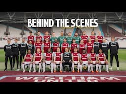 "I'll Stand On My Tippy Toes" 😂 | West Ham Team Photo | Behind The Scenes 🎥