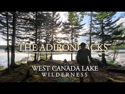 SOLO Backpacking ADIRONDACKS in BUG SEASON | West Canada Lake Wilderness | Remote Lakeside Camping