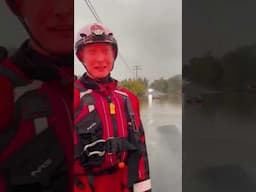 Car left abandoned in floodwaters as Atmospheric River brings heavy rain to Santa Rosa area