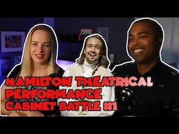 Couple React Hamilton theatrical performance - Cabinet Battle #1 - REACTION 🎵