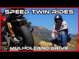 Speed Twin Rides Mulholland Drive