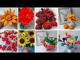 9 Stunning DIY Flower Crafts: Easy Handicraft Tutorials for Beautiful Blooms!