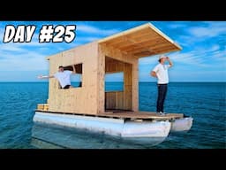 Turning Old Pontoon Boat into a Homemade House Boat!