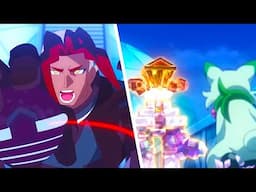 Liko vs Onyx, Roy vs Sango and Dot vs Agate - Full Battle | Pokemon AMV