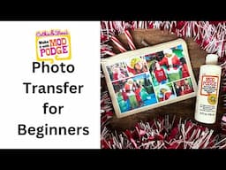 Learn How to Transfer Family Photos to Fabric with Mod Podge