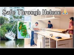 Hurricane Helene | My Parents start to Demo the Kitchen | Spend the Weekend With us