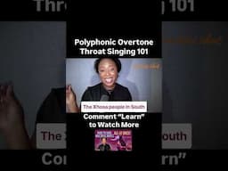 #overtonesinging #polyphonic #vocaltraining #throatsinging