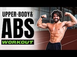 UPPER BODY + 6 PACK ABS WORKOUT | Rowan Row