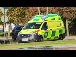 premedic KRISTIANSTAD (AMBULANS 9190) i utryckning rettungsdienst auf Einsatzfahrt 緊急走行 救急車