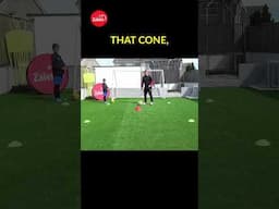 Quick explanation of the fake pass move to trick the defender #soccerskills #skilltutorial