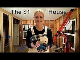 My $1 House: Adding Drywall & Plumbing (Week 14)