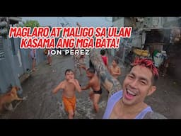 MAGLARO AT MALIGO SA ULAN KASAMA ANG MGA BATA! | Ion Perez