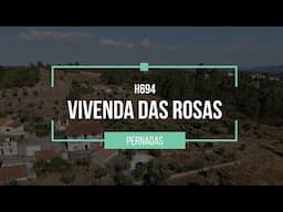 🏡🗝️ 5 bedroom house with land & borehole in Pernadas  -  H694 Vivenda Das Rosas - €169,000