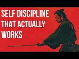 Becoming Disciplined is Actually Easy - Miyamoto Musashi