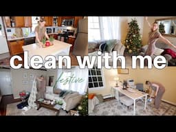 clean my house with me! festive cleaning motivation