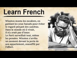 Learn French Through Story (A1-A2) | "1984"  George Orwell | French Listening Skills