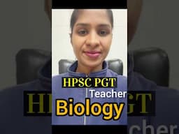 HPSC Biology teacher Interview 2024 | Hpsc pgt teacher interview questions